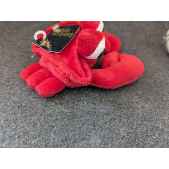 24K BEANIE BOPPERS "CRUSTY THE CRAB" 1997 PLUSH SPECIAL EFFECTS STUFFED ANIMAL - Picture 6 of 7